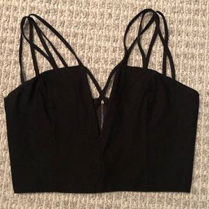 Gorgeous black Tobi Crop Top!